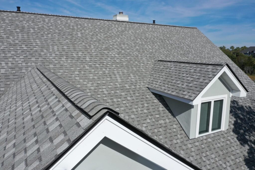 new roof on a house