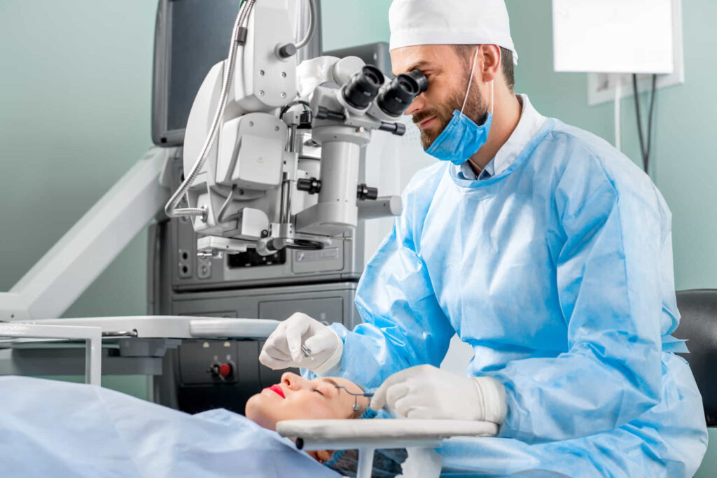 Lasik eye surgery