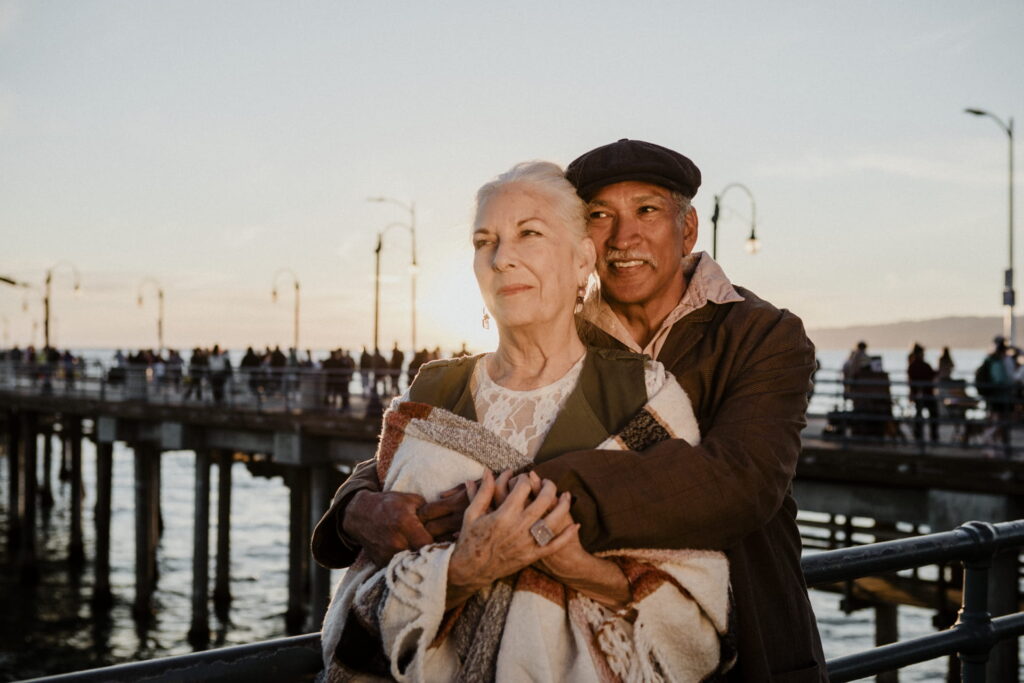 elderly couple