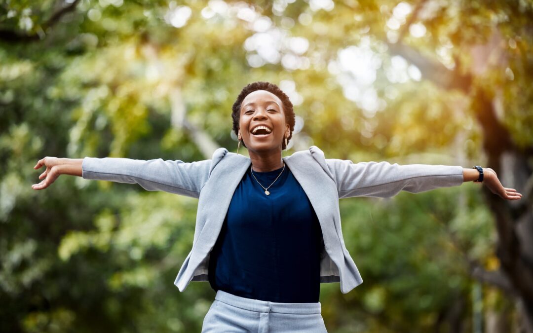 Woman feeling healthy