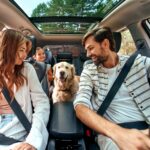 family in a car