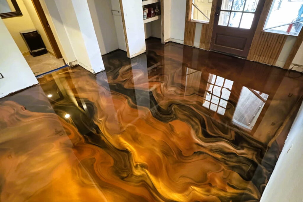 decorative concrete floor